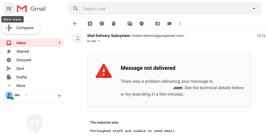 Stopping G Suite users being able to send email